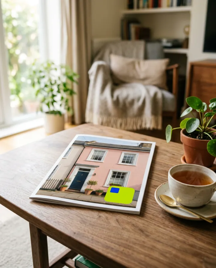 Broșură: Turul virtual și planul apartamentului, mereu la zi.