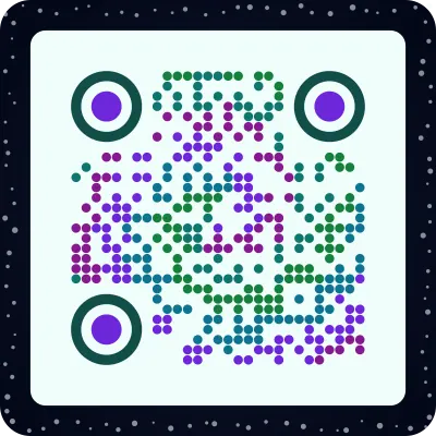 Aurora QR code design