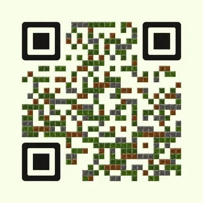 Block world QR code design