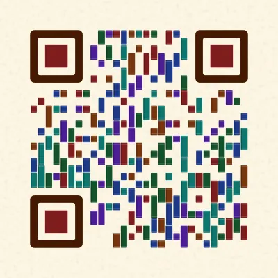 Bookshelf QR code design