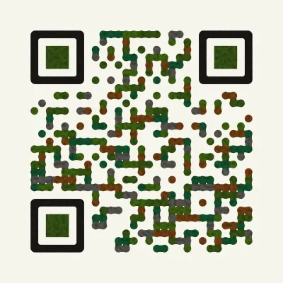 Camo QR code design