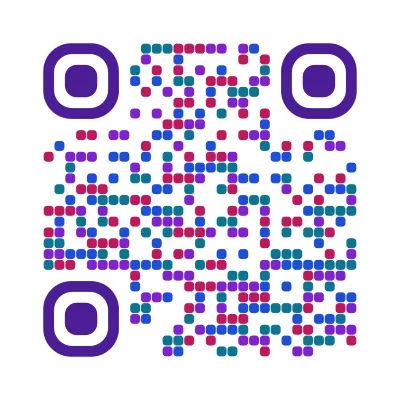Candy blocks QR code design