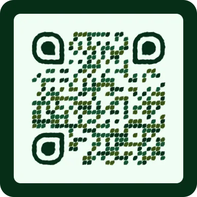 Dark bush QR code design