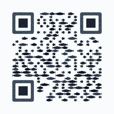 Deep sea QR code design