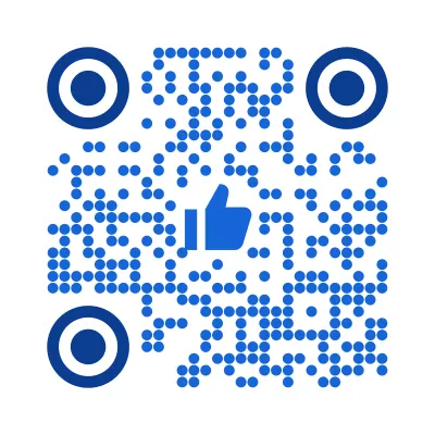 Facebook style QR code design
