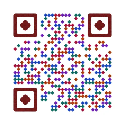 Florist QR code design
