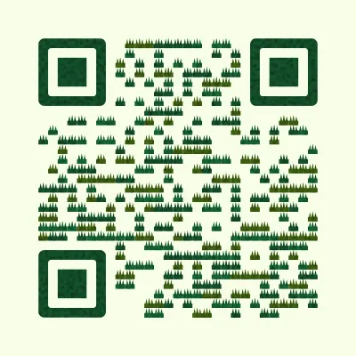 Grass QR code design