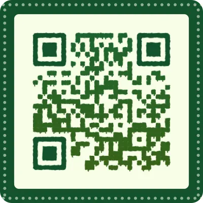 Green slime QR code design