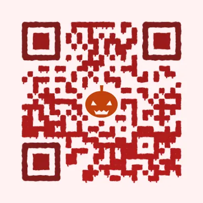 Halloween QR code design