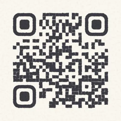 Handmade QR code design