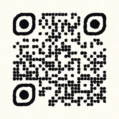 Ink bloom QR code design