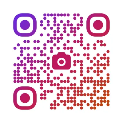 Instagram style QR code design