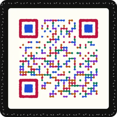 Lazy art QR code design