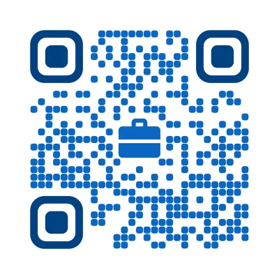 LinkedIn style QR code design