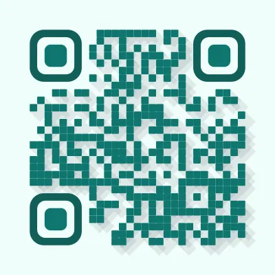 Long shadow QR code design