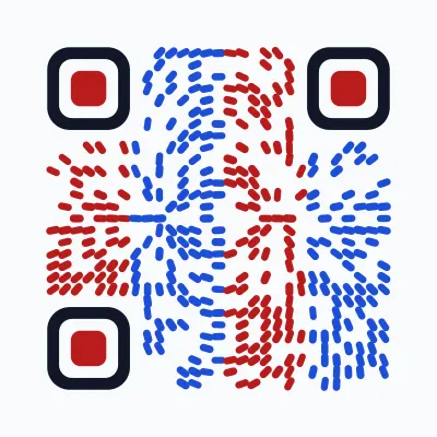 Magnetic field QR code design