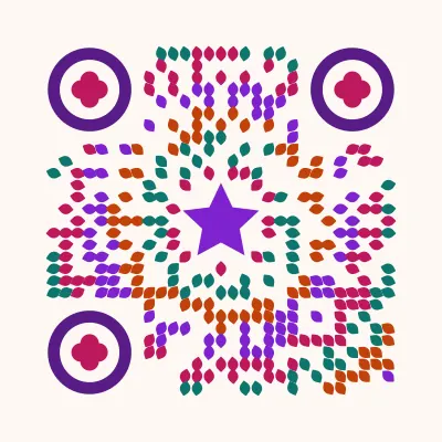 Mandala QR code design