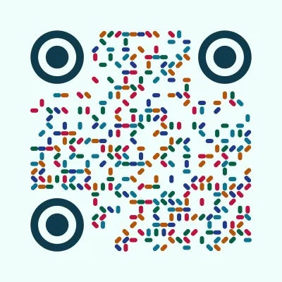 Microbes QR code design