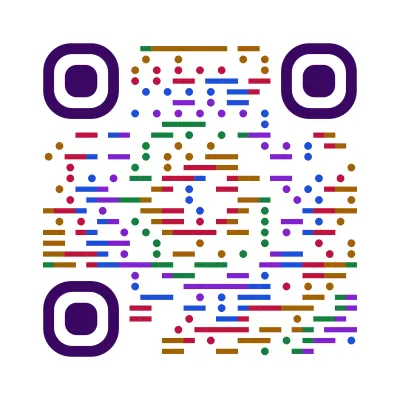 Pinwheel QR code design