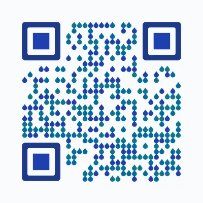 Rainy day QR code design