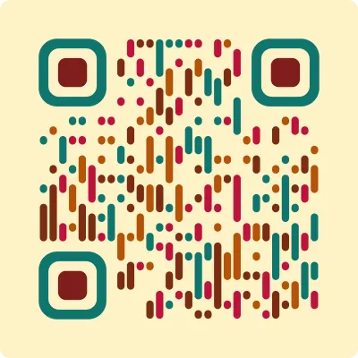 Seventies QR code design