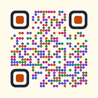 Smileys QR code design