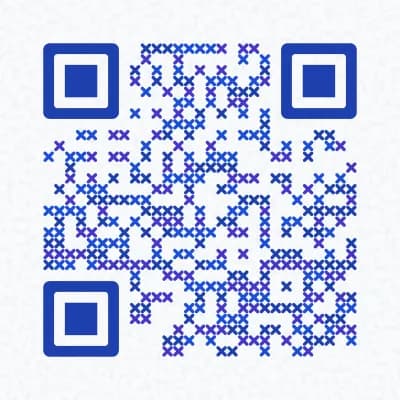Stitches QR code design