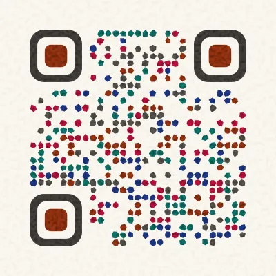 Terrazzo QR code design
