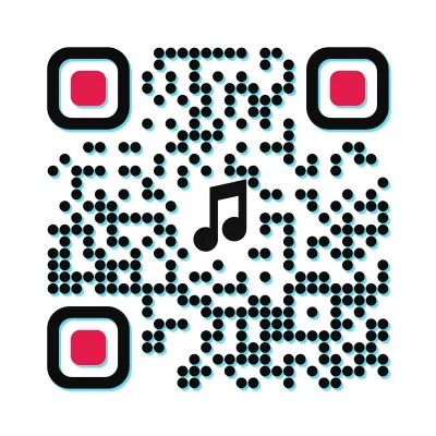 TikTok style QR code design