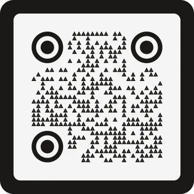 Vinyl groove QR code design