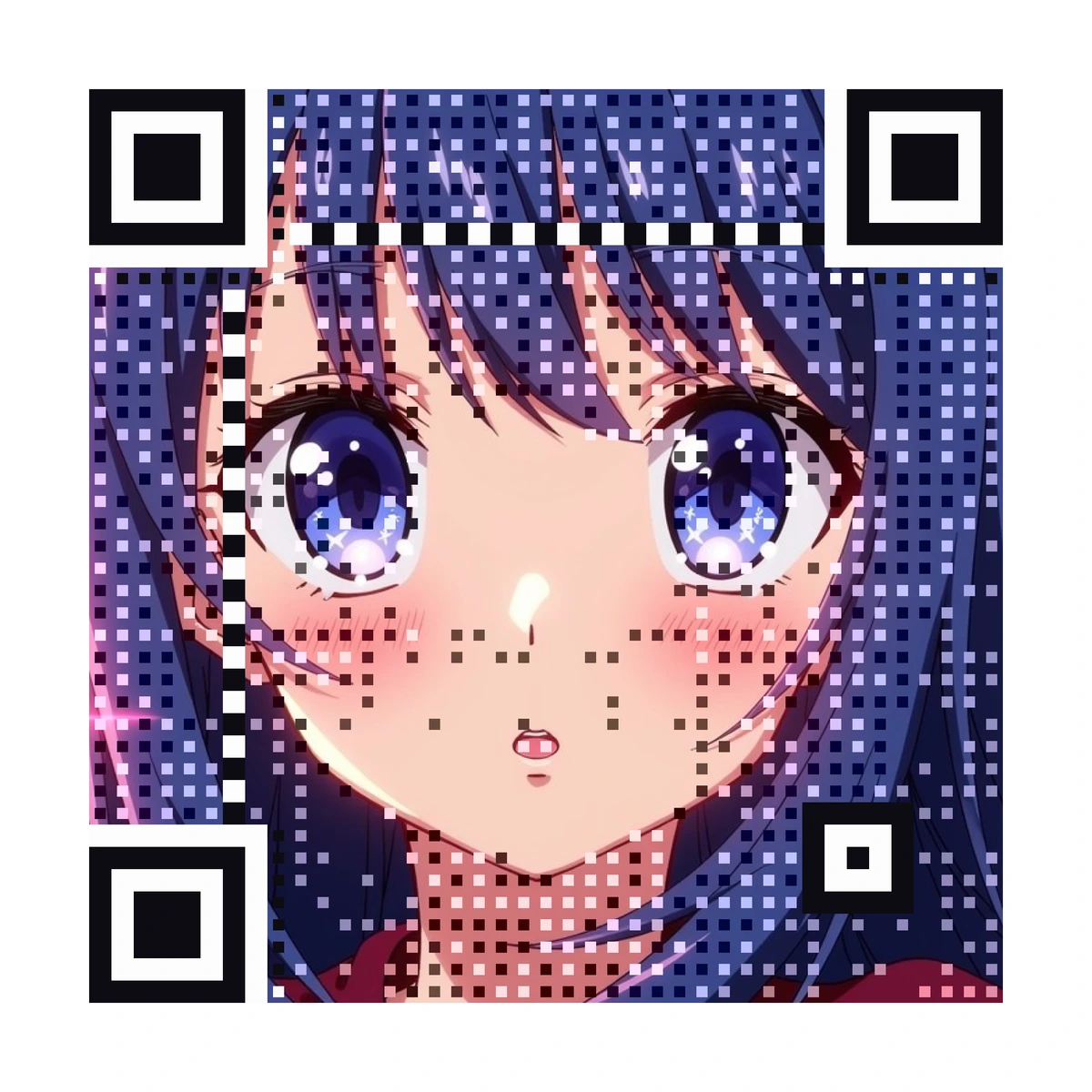 Illustration rendered as a scannable AriaQR code