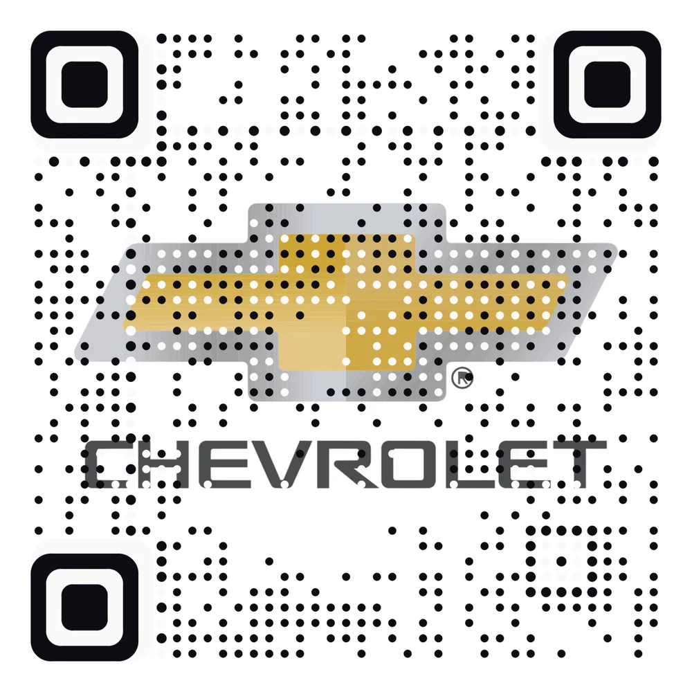 Chevrolet logo as an AriaQR code (demonstration)