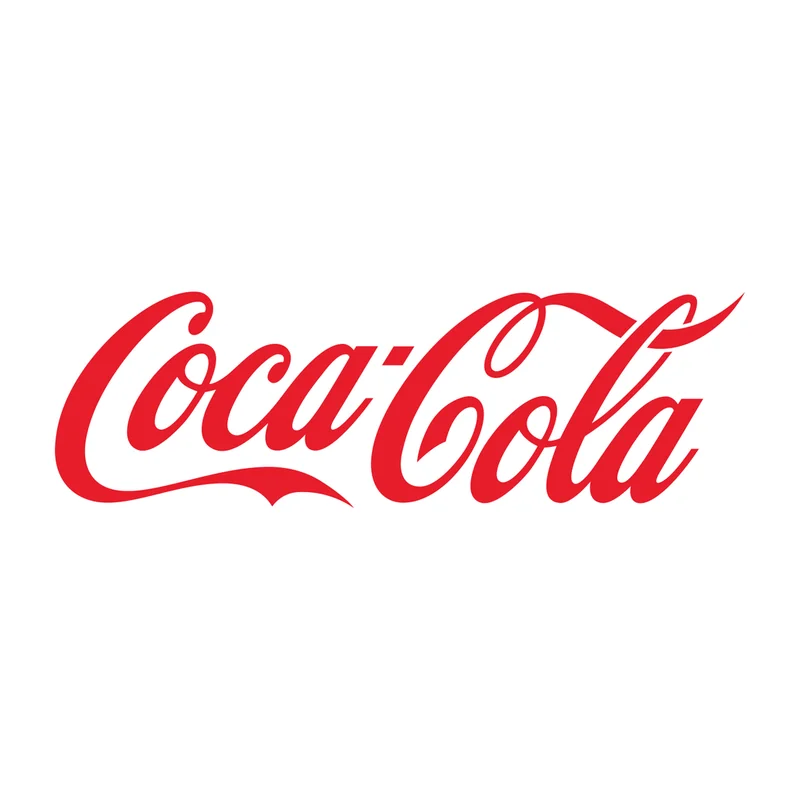 Coca-Cola logo as uploaded (demonstration)