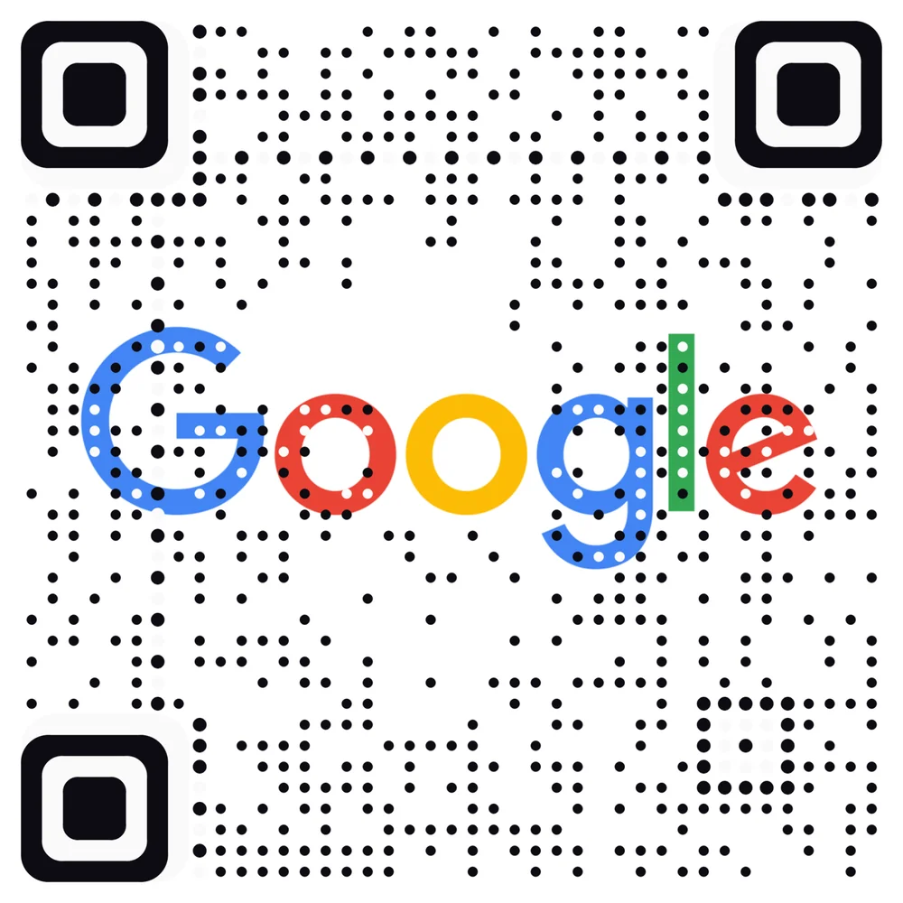 Google logo as an AriaQR code (demonstration)