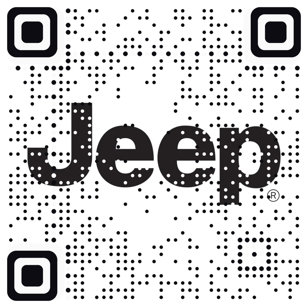 Jeep logo as an AriaQR code (demonstration)