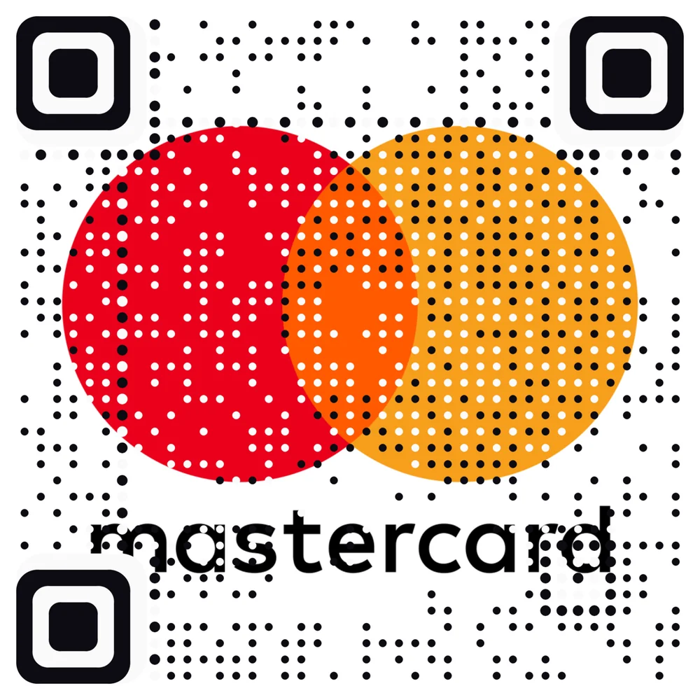 Mastercard logo as an AriaQR code (demonstration)