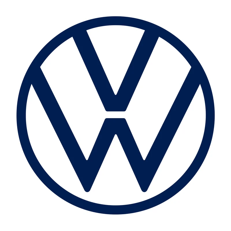 Volkswagen logo as uploaded (demonstration)